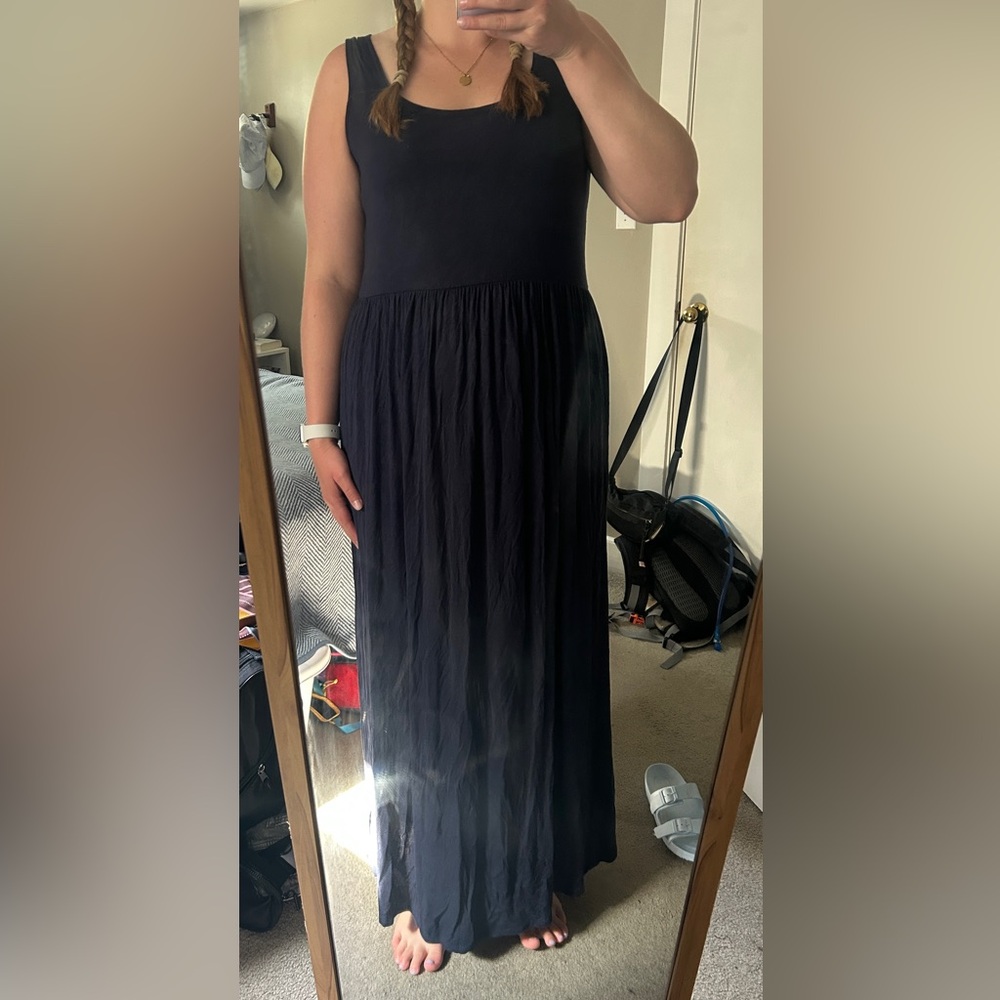 Amazon Navy Sleeveless Dress